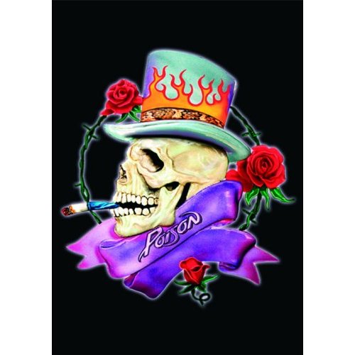 Poison Postcard: Skull (Standard) Postkaart