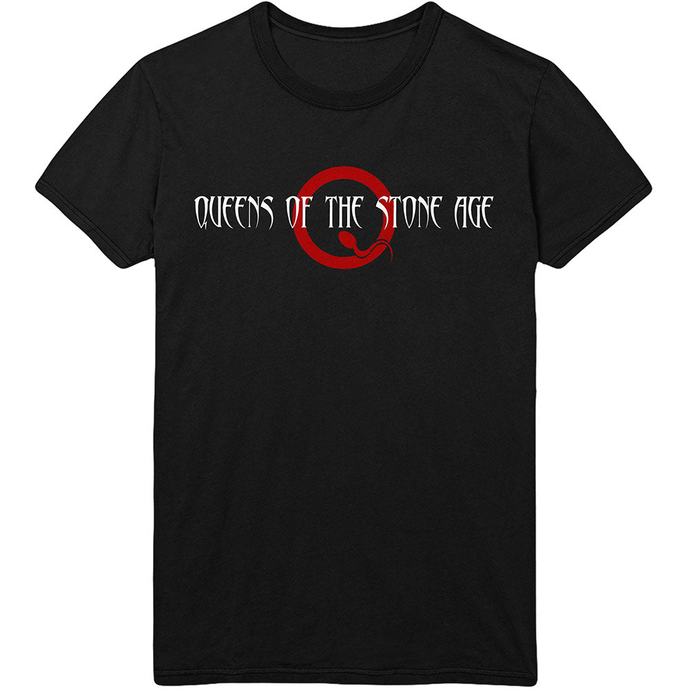 Queens Of The Stone Age Unisex T-Shirt: Text Logo T-Shirt