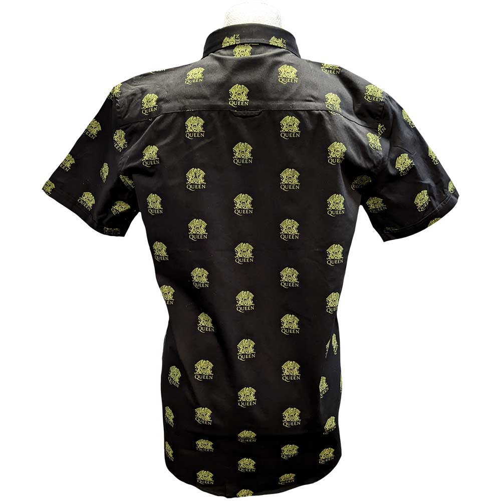 Queen Unisex Casual Shirt: Crest Pattern (All Over Print) Casual Shirt