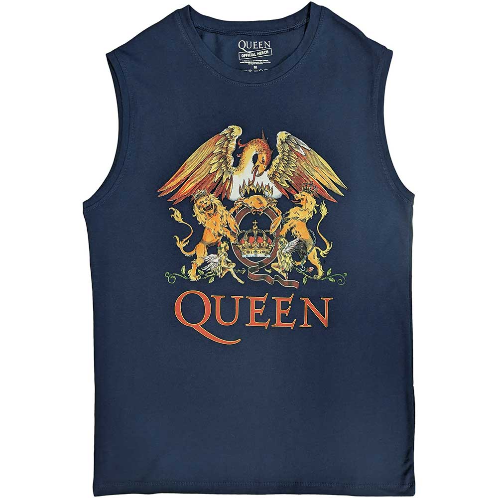 Queen Unisex Tank T-Shirt: Classic Crest Tank T-Shirt