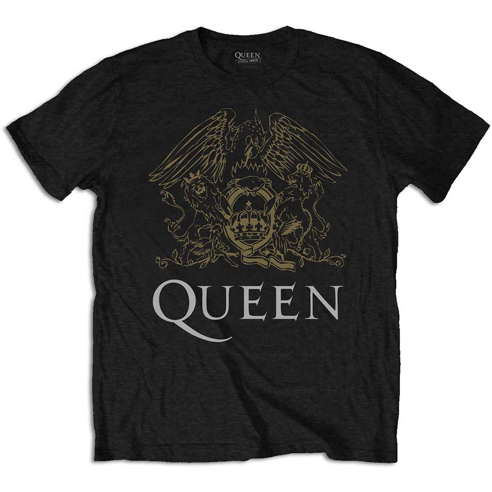 Queen Unisex T-Shirt: Crest T-Shirt