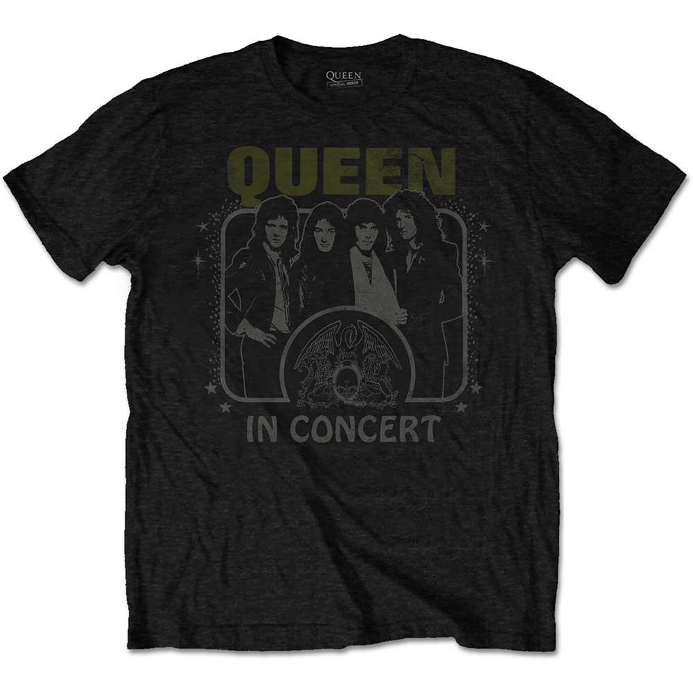 Queen Unisex T-Shirt: In Concert T-Shirt