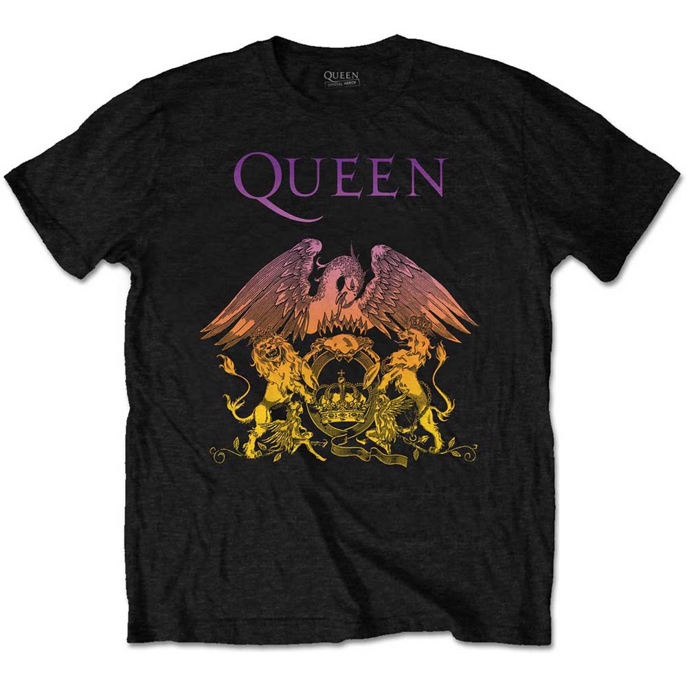 Queen Unisex T-Shirt: Gradient Crest T-Shirt
