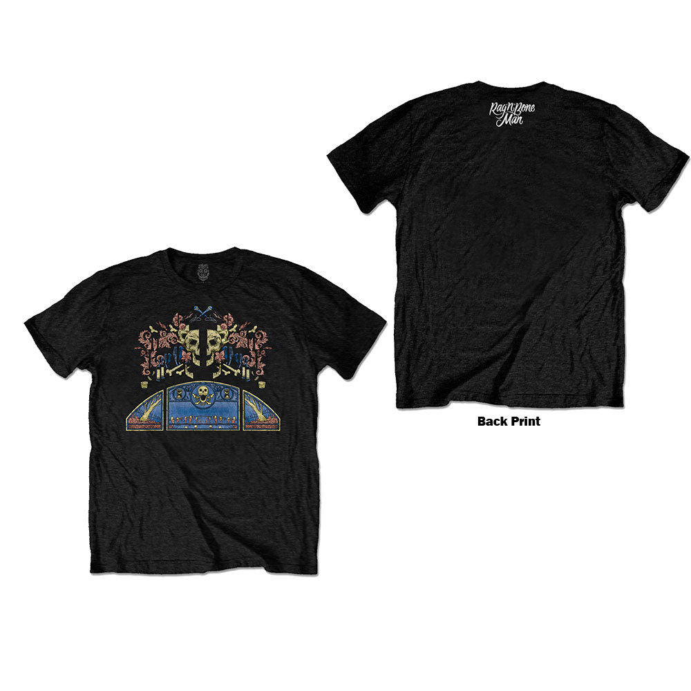 Rag'n'Bone Man Unisex T-Shirt: Coloured Graveyard (Back Print) T-Shirt