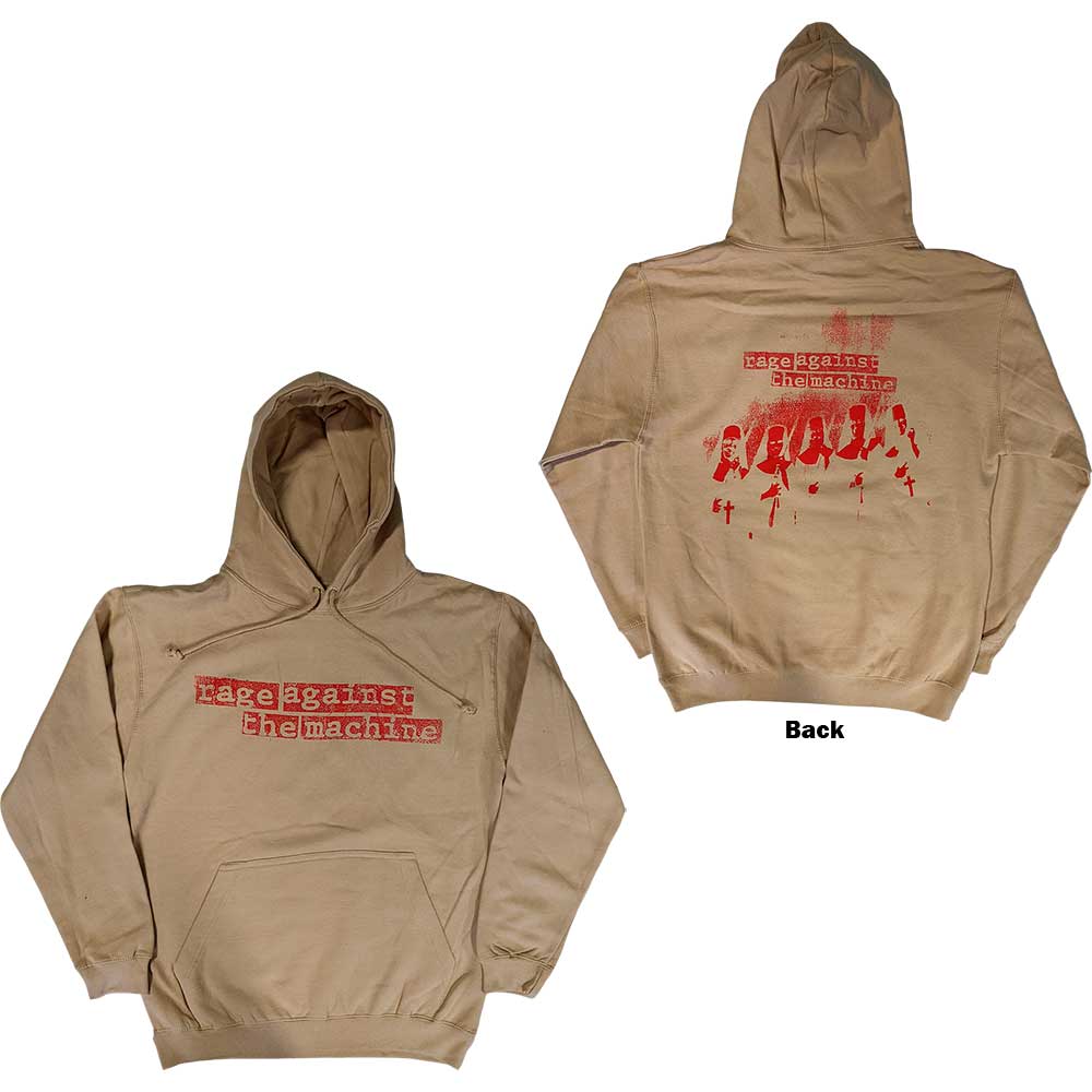 Rage Against The Machine Unisex Pullover Hoodie: Nuns (Back Print) Trui met capuchon