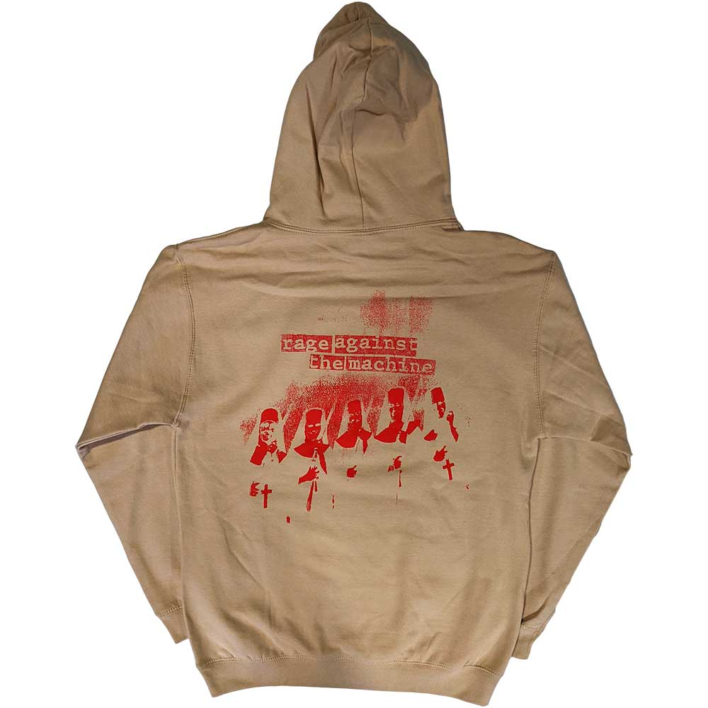 Rage Against The Machine Unisex Pullover Hoodie: Nuns (Back Print) Trui met capuchon