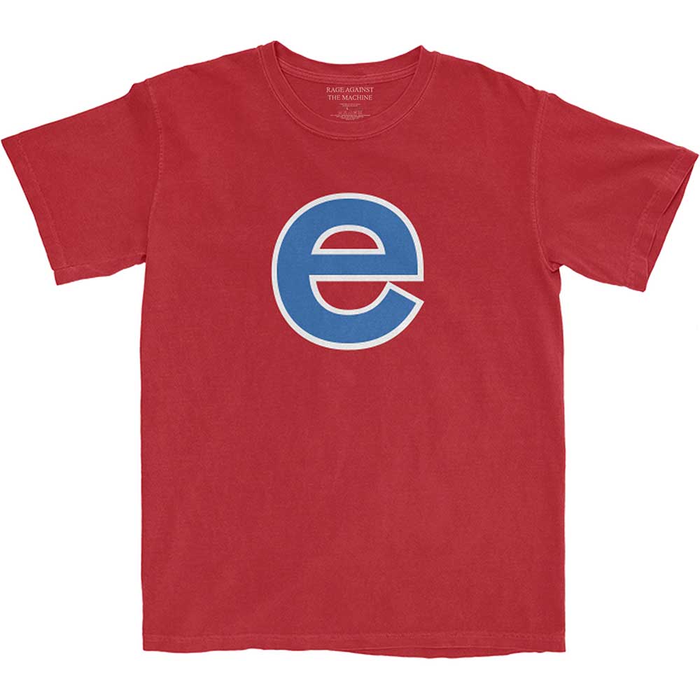 Rage Against The Machine Unisex T-Shirt: Big E (Back Print) T-Shirt