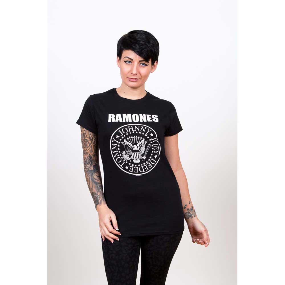 Ramones Ladies T-Shirt: Seal (Skinny Fit) T-Shirt