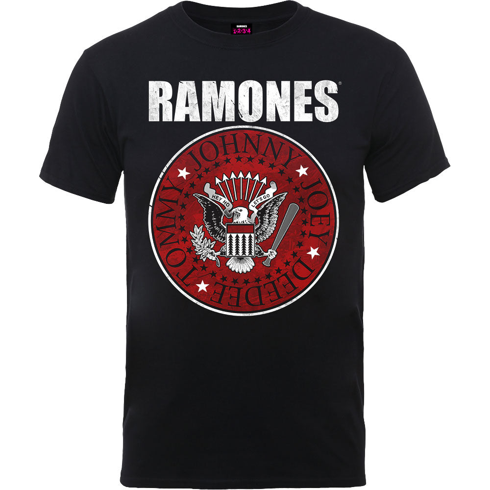 Ramones Unisex T-Shirt: Red Fill Seal T-Shirt