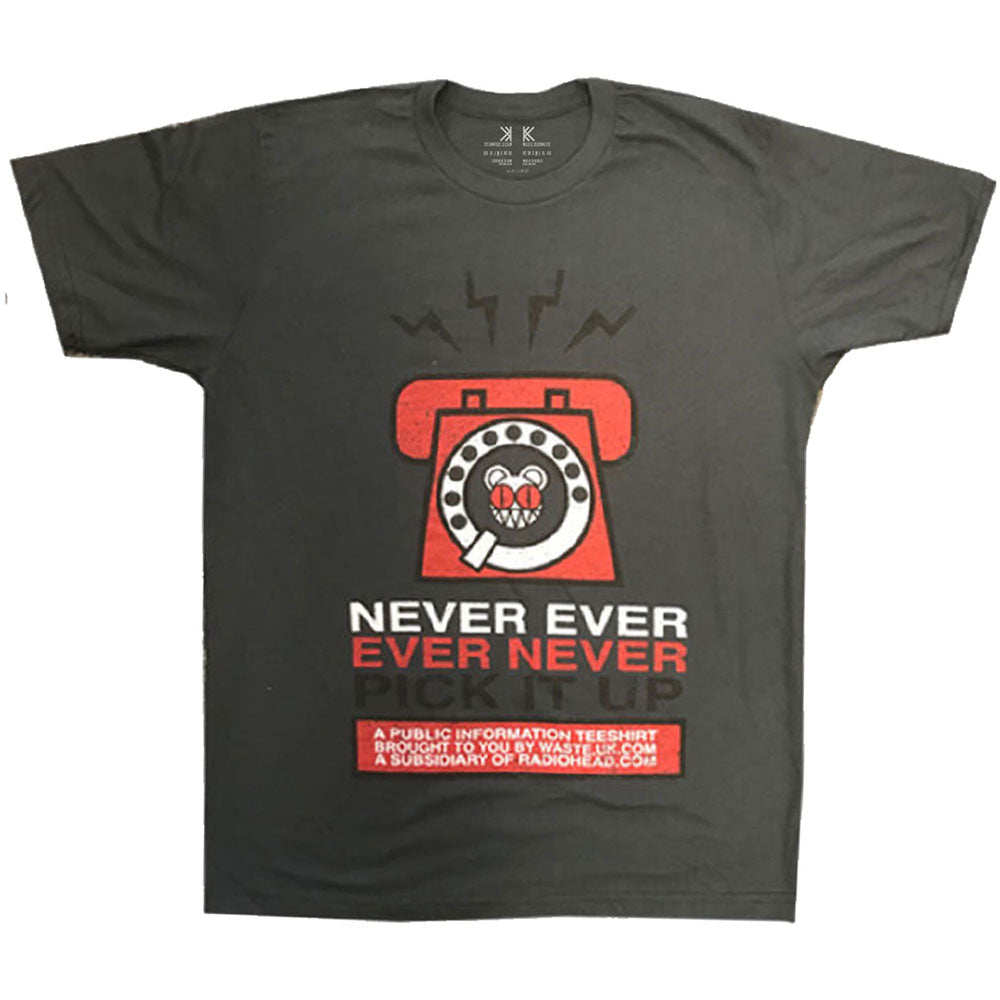 Radiohead Unisex T-Shirt: Never Pick It Up T-Shirt