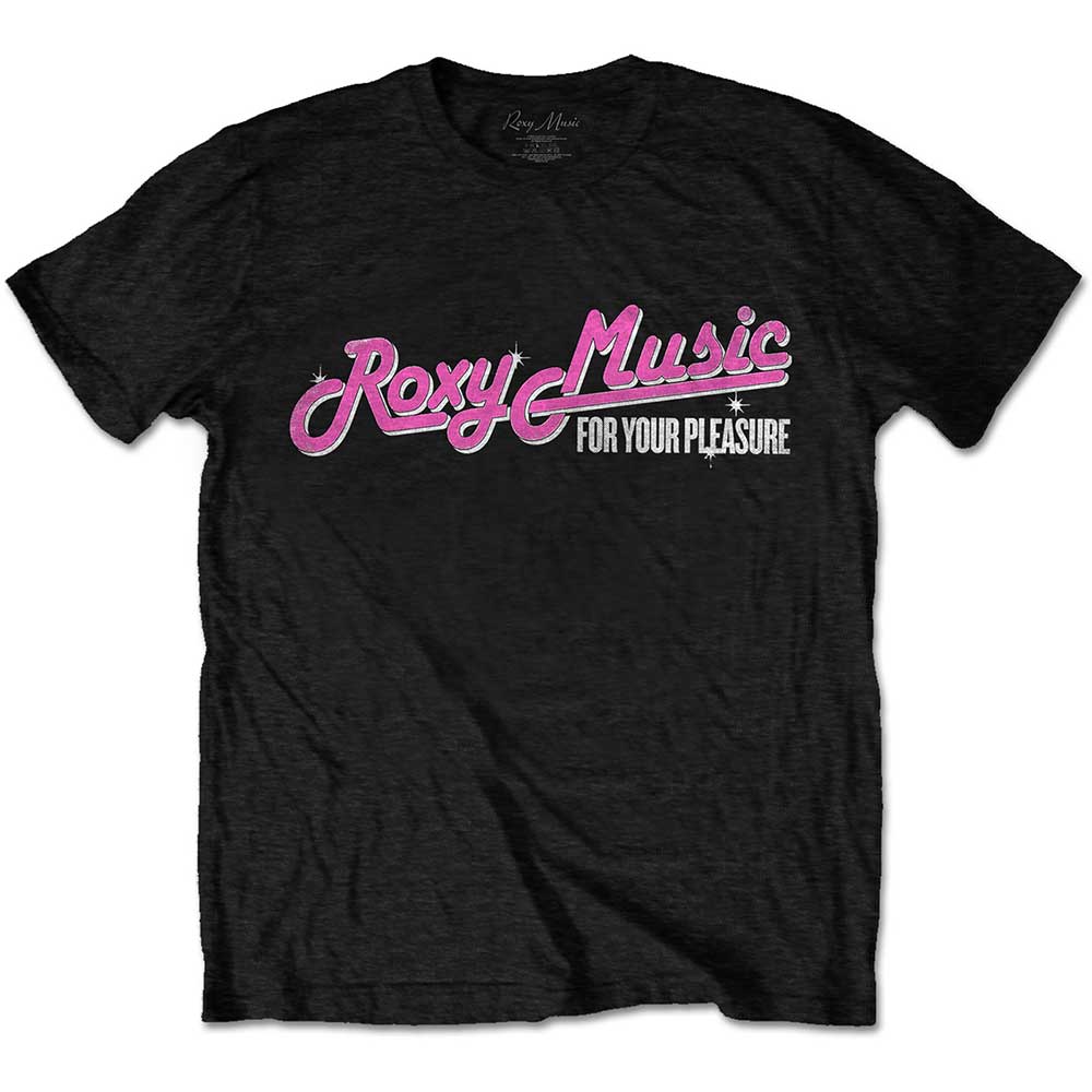 Roxy Music Unisex T-Shirt: For Your Pleasure Tour (Back Print) T-Shirt