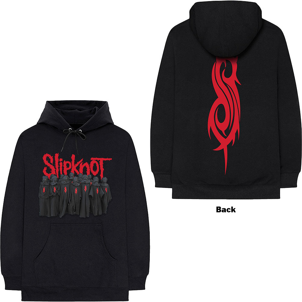Slipknot Unisex Pullover Hoodie: Choir (Back Print) Trui met capuchon