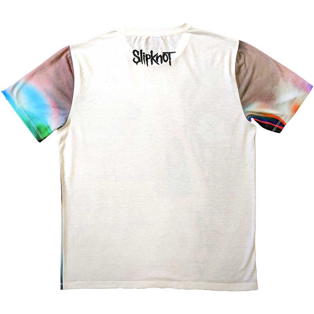 Slipknot Unisex T-Shirt: Adderall Face (Back Print) T-Shirt