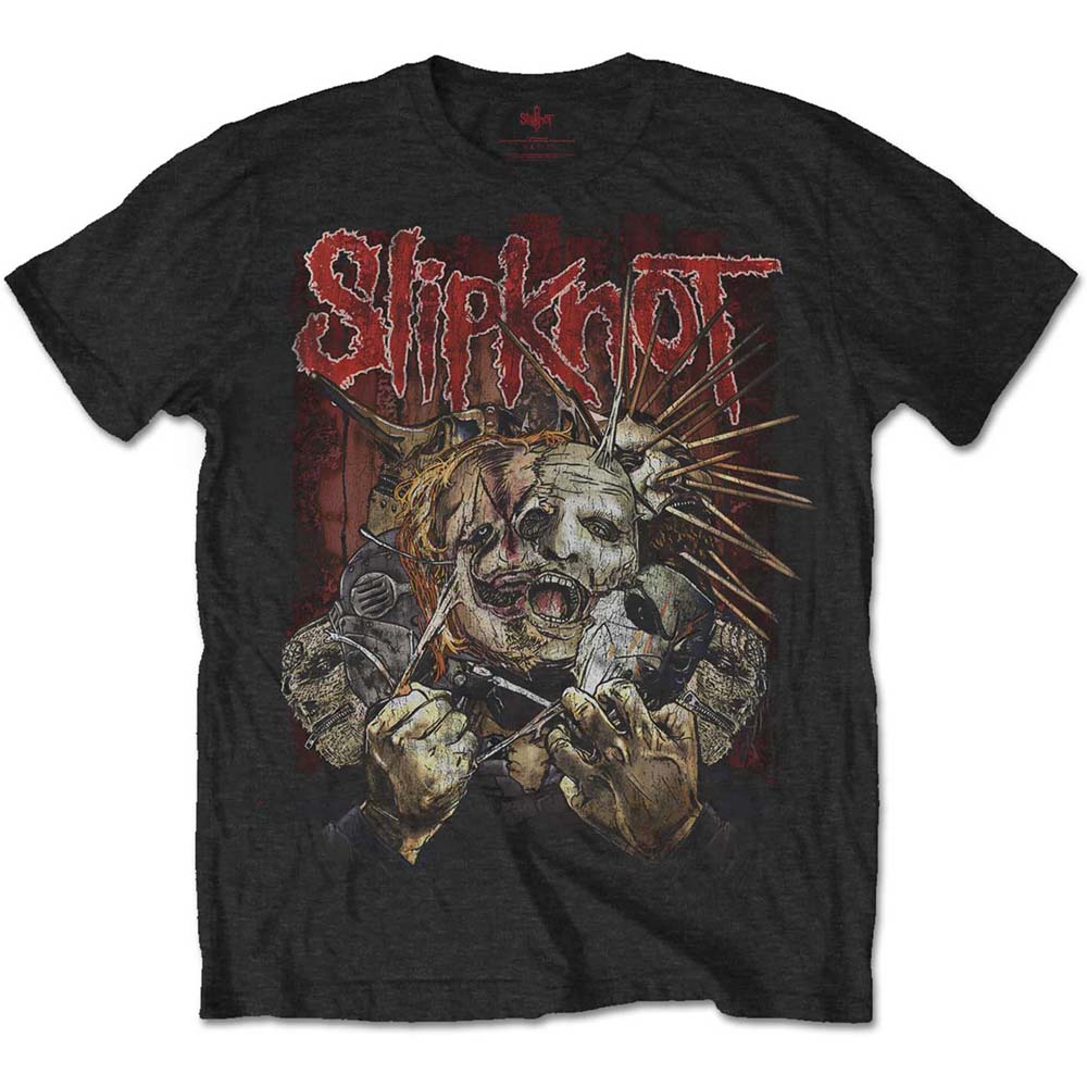 Slipknot Unisex T-Shirt: Torn Apart (Back Print) T-Shirt
