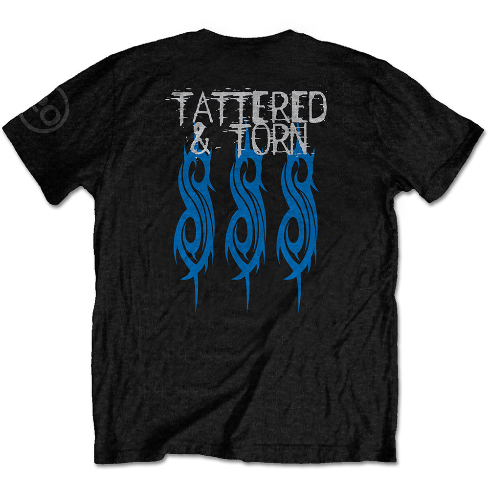 Slipknot Unisex T-Shirt: 20th Anniversary Tattered & Torn (Back Print) T-Shirt
