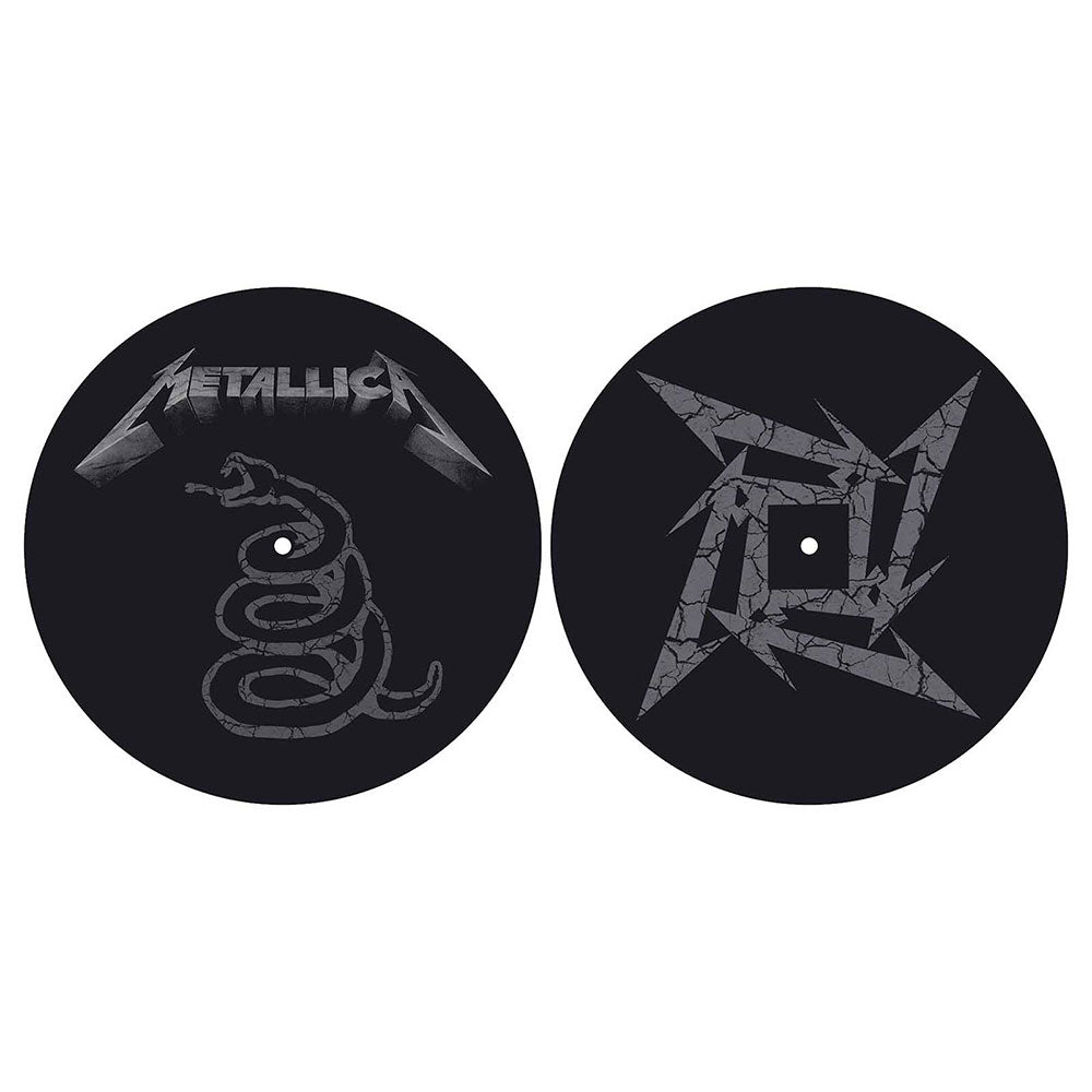 Metallica Turntable Slipmat Set: The Black Album Set draaitafel-slipmatten