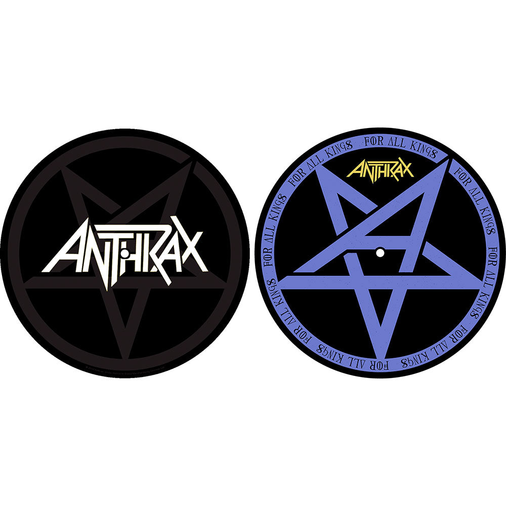 Anthrax Turntable Slipmat Set: Pentathrax / For All Kings Set draaitafel-slipmatten