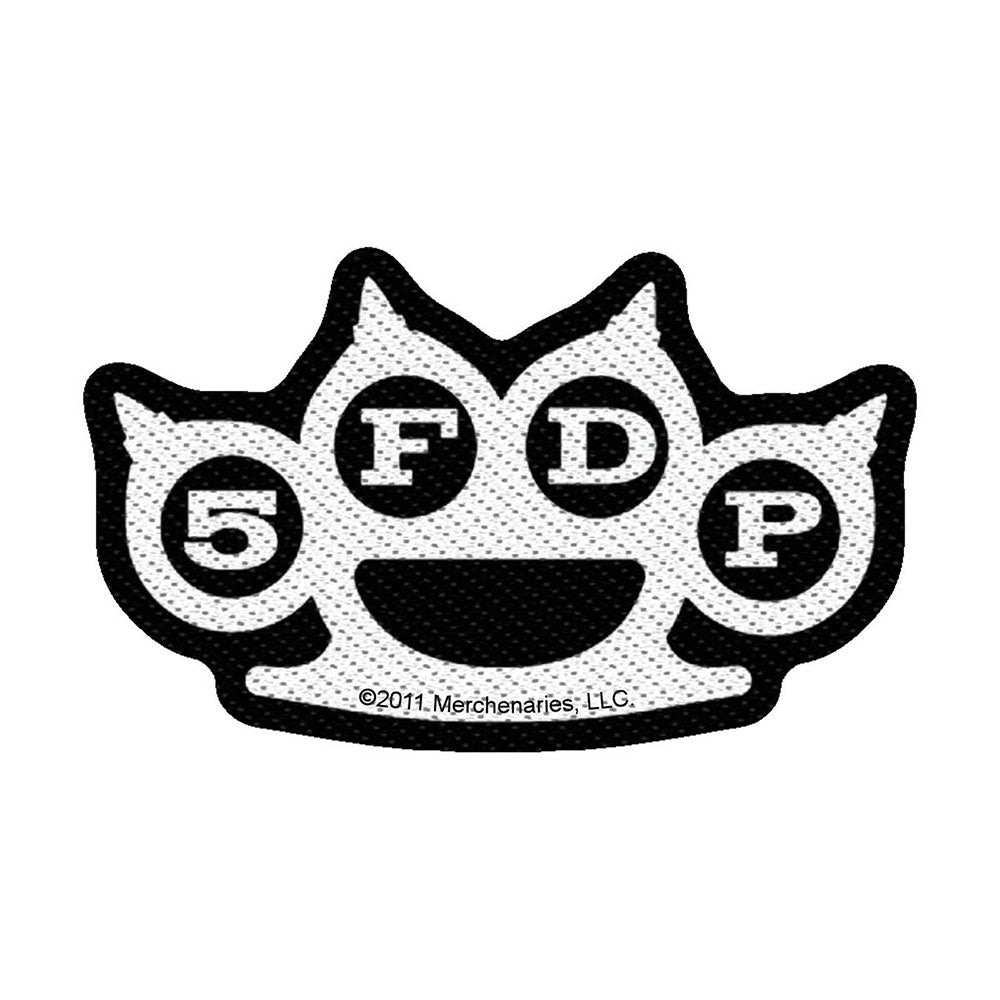 Five Finger Death Punch Standard Patch: Knuckles Cut-Out (Loose) Standaard patch