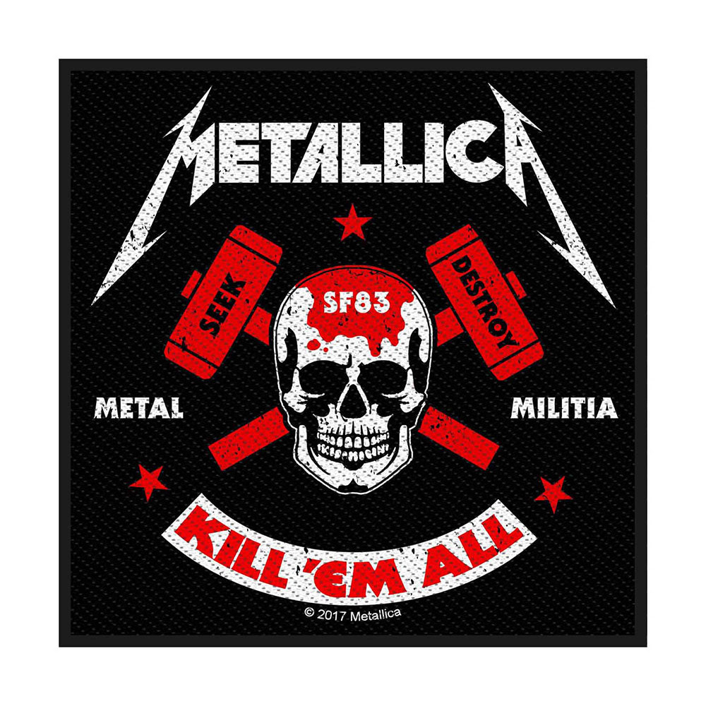 Metallica Standard Patch: Metal Militia (Loose) Standaard patch