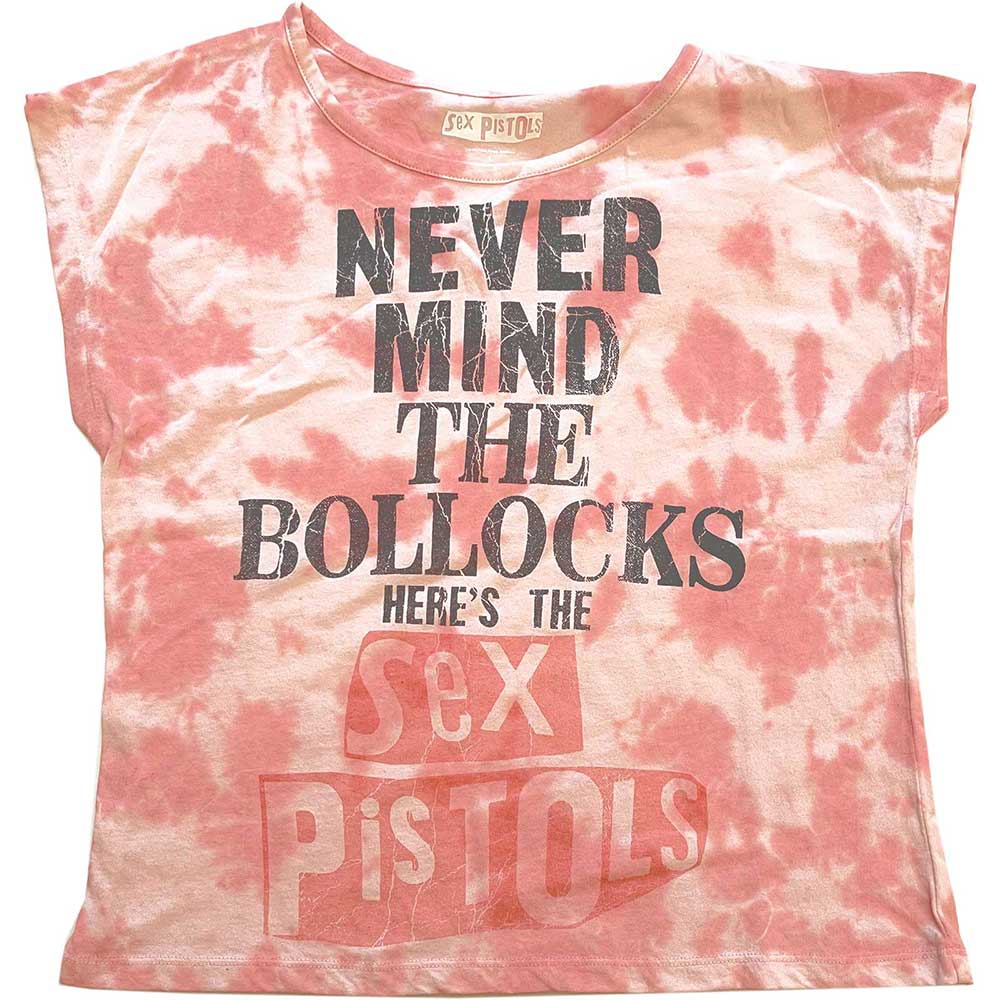 The Sex Pistols Ladies Crop Top: Never Mind the Bollocks (Wash Collection) Crop Top