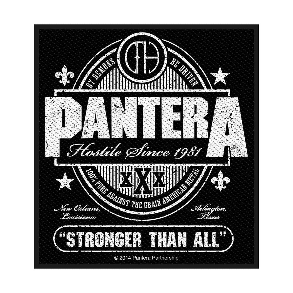 Pantera Standard Patch: Stronger Than All (Retail Pack) Standaard patch