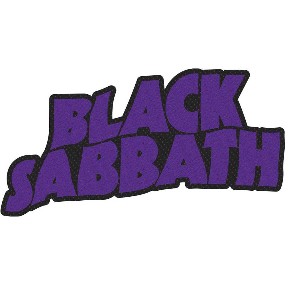 Black Sabbath Standard Patch: Logo Cut Out (Retail Pack) Standaard patch