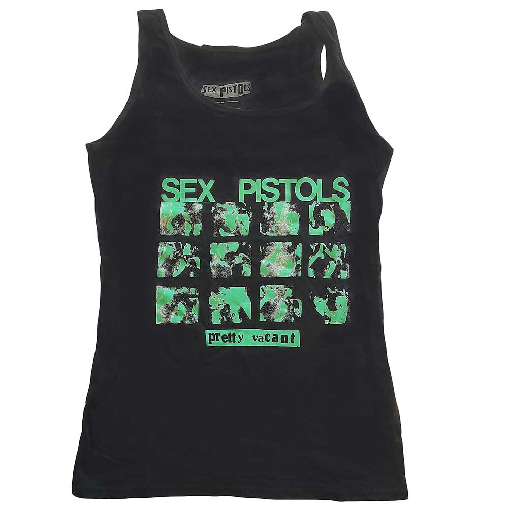 The Sex Pistols Ladies Vest T-Shirt: Pretty Vacant Vest T-Shirt