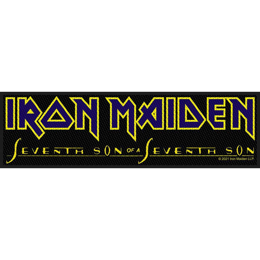 Iron Maiden Super Strip Patch: Seventh Son Logo (Retail Pack) Super Strip-patch