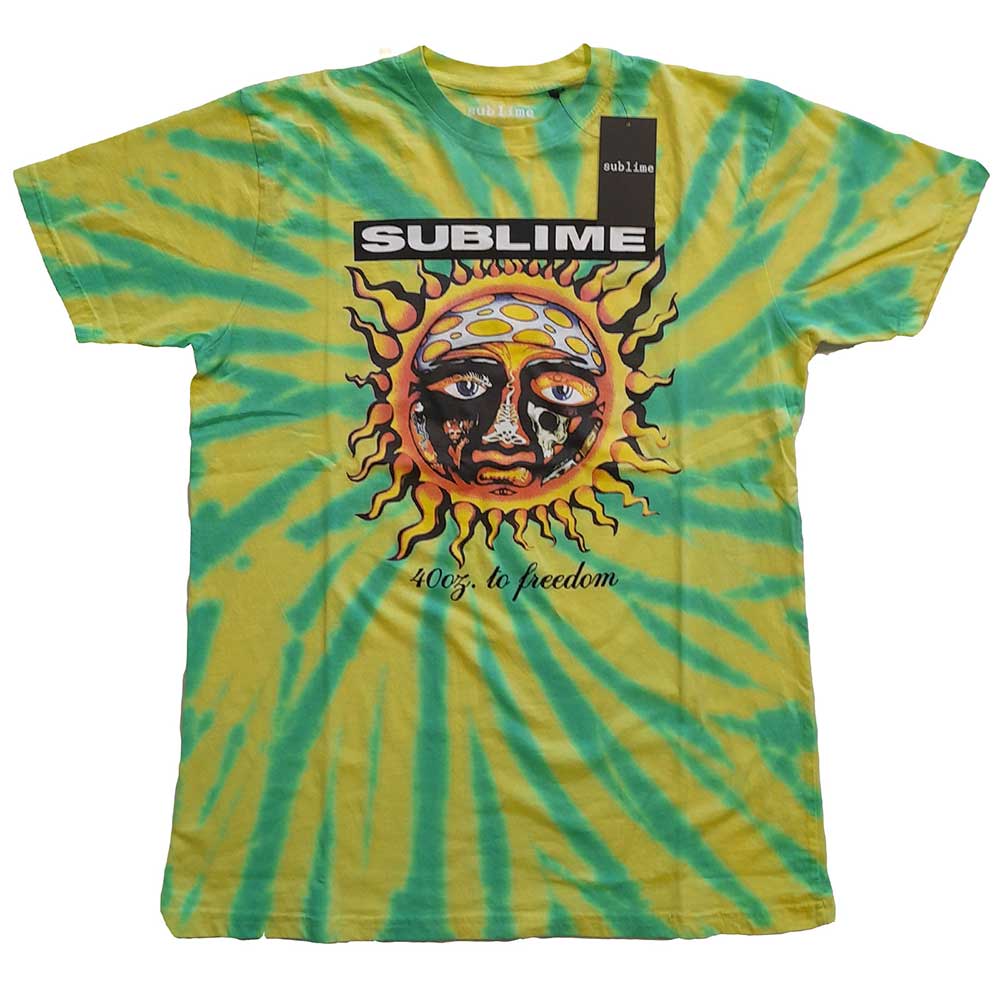 Sublime Unisex T-Shirt: 40oz To Freedom (Wash Collection) T-Shirt