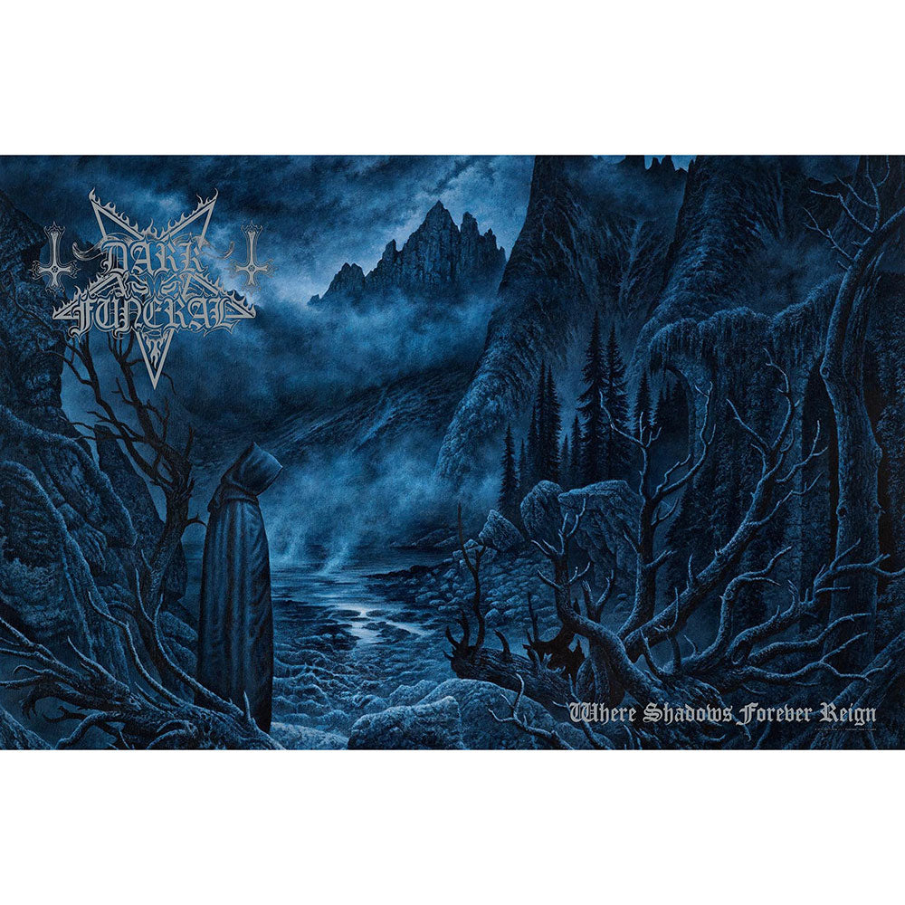 Dark Funeral Textile Poster: Where Shadows Forever Reign Textielposter