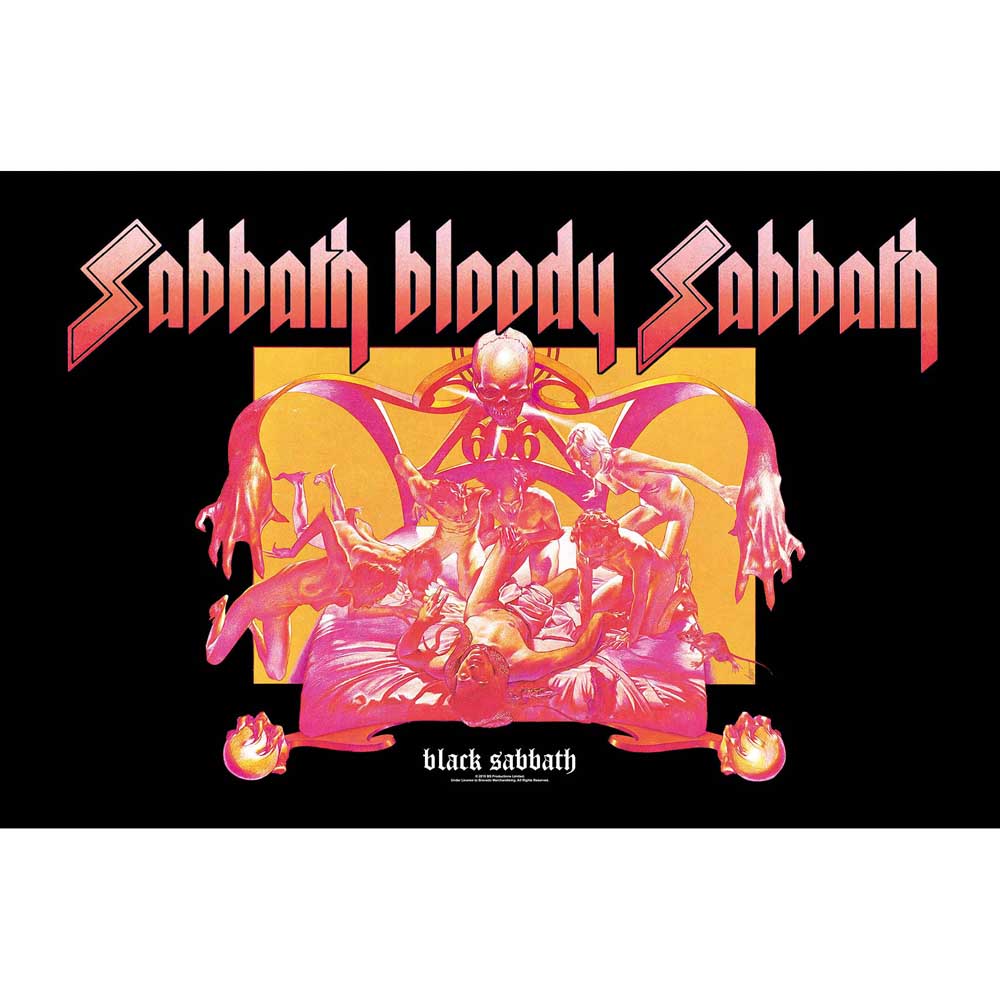 Black Sabbath Textile Poster: Sabbath Bloody Sabbath Textielposter