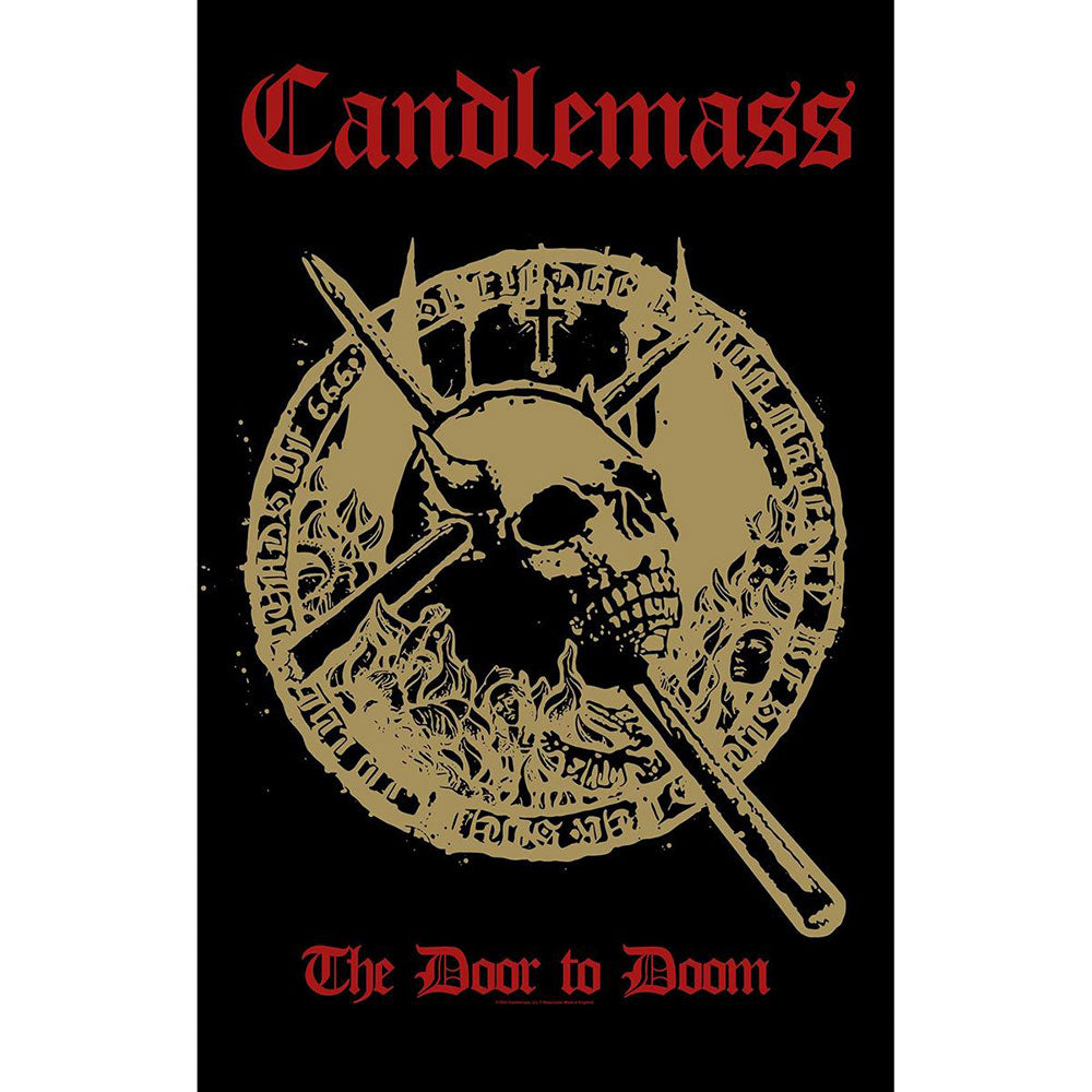 Candlemass Textile Poster: The Door To Doom Textielposter