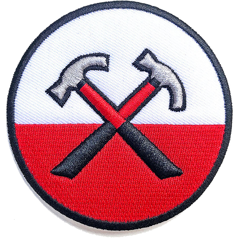 Pink Floyd Standard Patch: The Wall 3D Hammers Circle Standaard patch