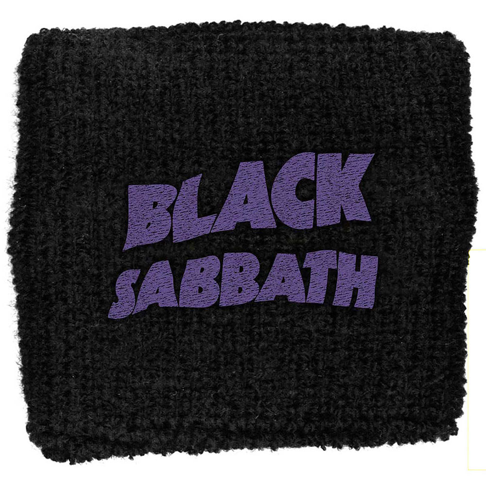 Black Sabbath Fabric Wristband: Purple Wavy Logo (Retail Pack) Stoffen polsband