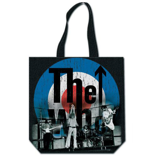 The Who Cotton Tote Bag: Target (Back Print) Katoenen draagtas