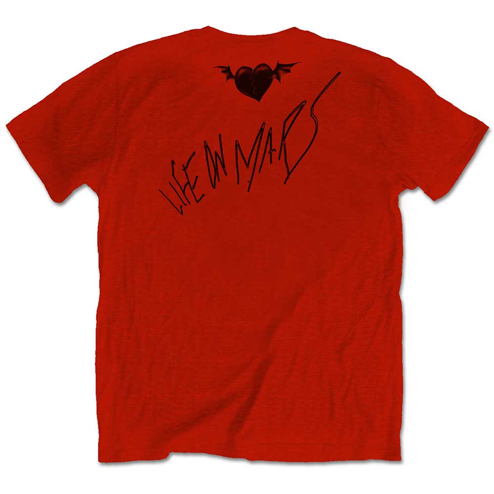 Yungblud Unisex T-Shirt: Life on Mars (Back Print) T-Shirt