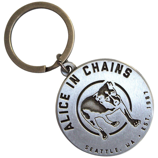 Een foto van een Alice In Chains Sleutelhanger