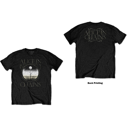 Alice In Chains Unisex T-Shirt: Moon Tree (Back Print) T-Shirt