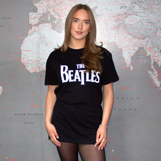 Een foto van een The Beatles T-Shirt Jurk