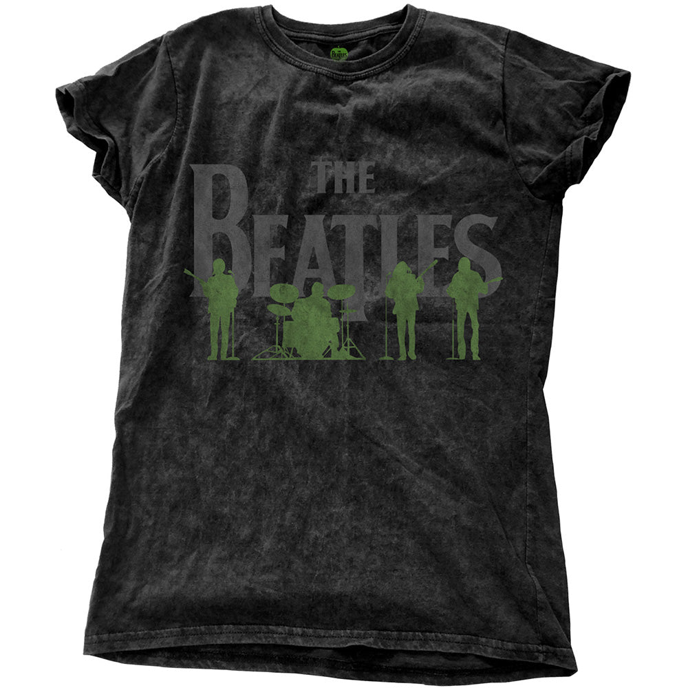 The Beatles Ladies T-Shirt: Saville Row Line-Up (Wash Collection) T-Shirt