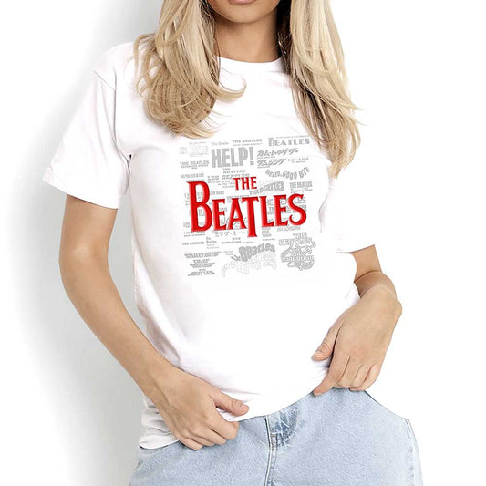 Een foto van een The Beatles T-Shirt
