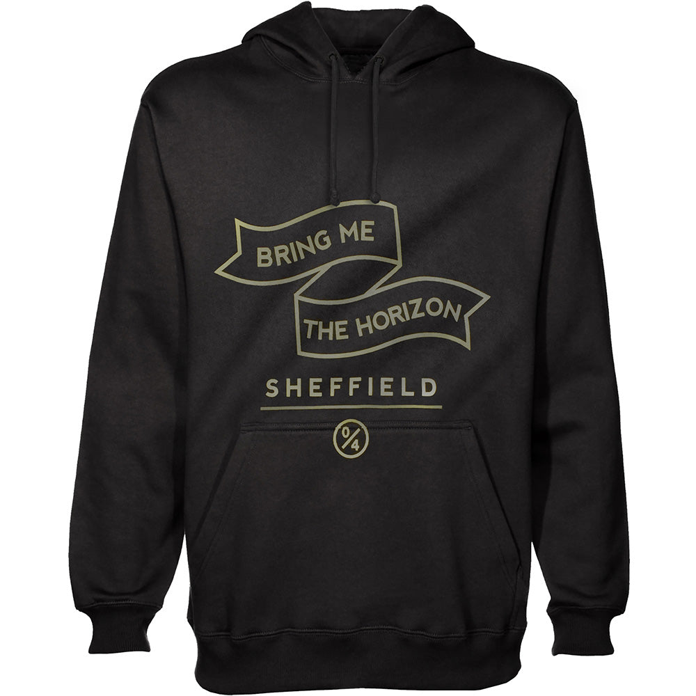 Bring Me The Horizon Unisex Pullover Hoodie: Banner Trui met capuchon
