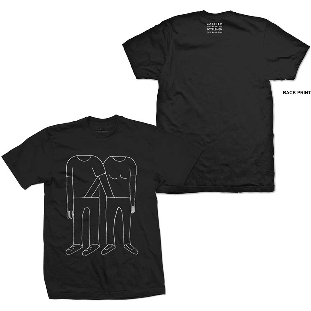 Catfish & The Bottlemen Unisex T-Shirt: Hands Down Pants (Back Print) T-Shirt