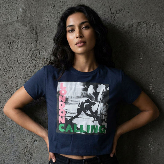 Een foto van een The Clash Crop Top