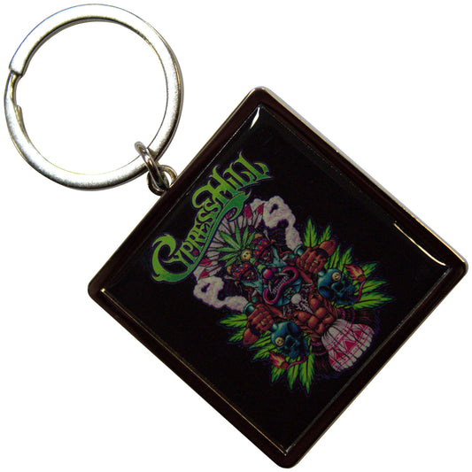 Een foto van een Cypress Hill Sleutelhanger