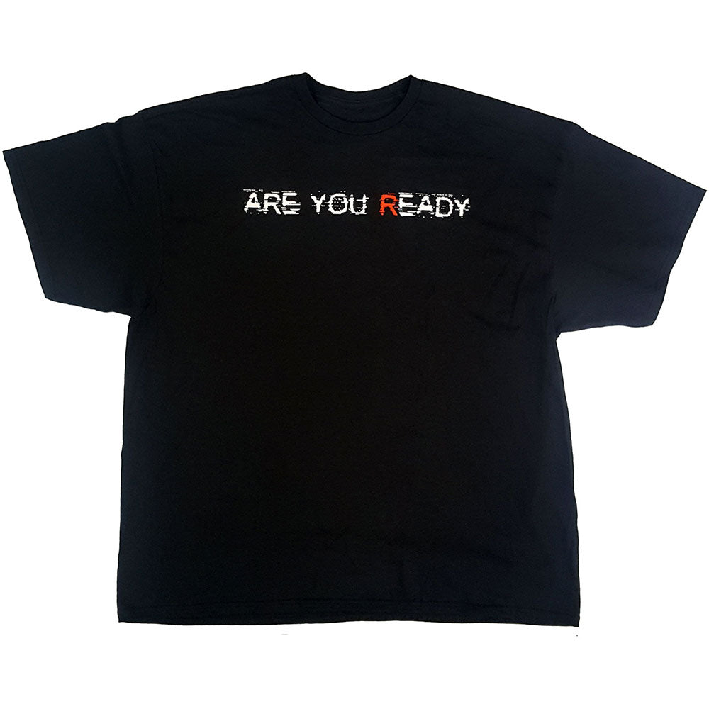 Disturbed Unisex T-Shirt: Are You Ready? (Back Print) T-Shirt