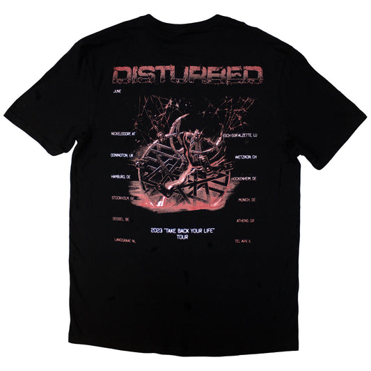 Een foto van een Disturbed T-Shirt
