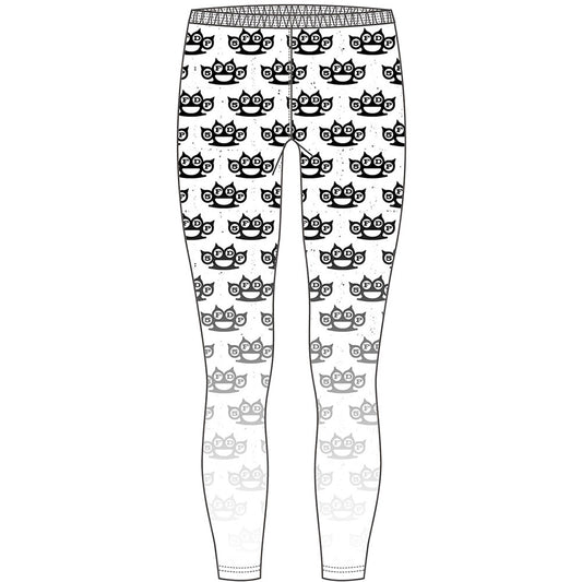 Five Finger Death Punch Ladies Fashion Leggings: Knuckleduster (Small to Medium) Modieuze leggings