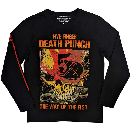Een foto van een Five Finger Death Punch Lange Mouw T-Shirt