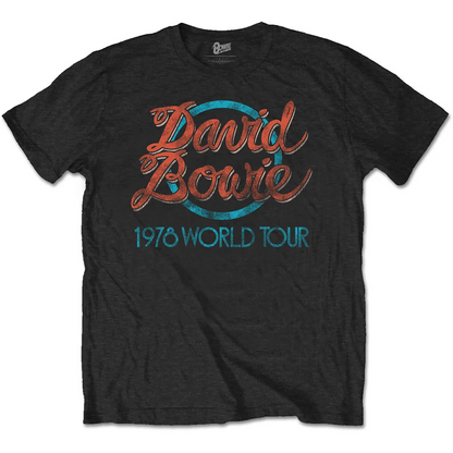 Een foto van een David Bowie T-Shirt
